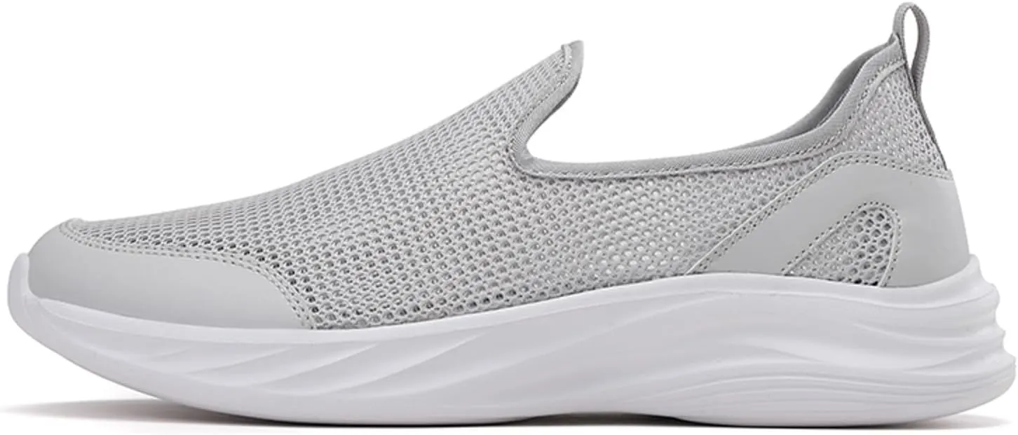 Lightweight Diabetic Shoes for Men Lightweight Breathable Walking Shoe Gym Tennis Soft Flat Soled Elderly Shoes