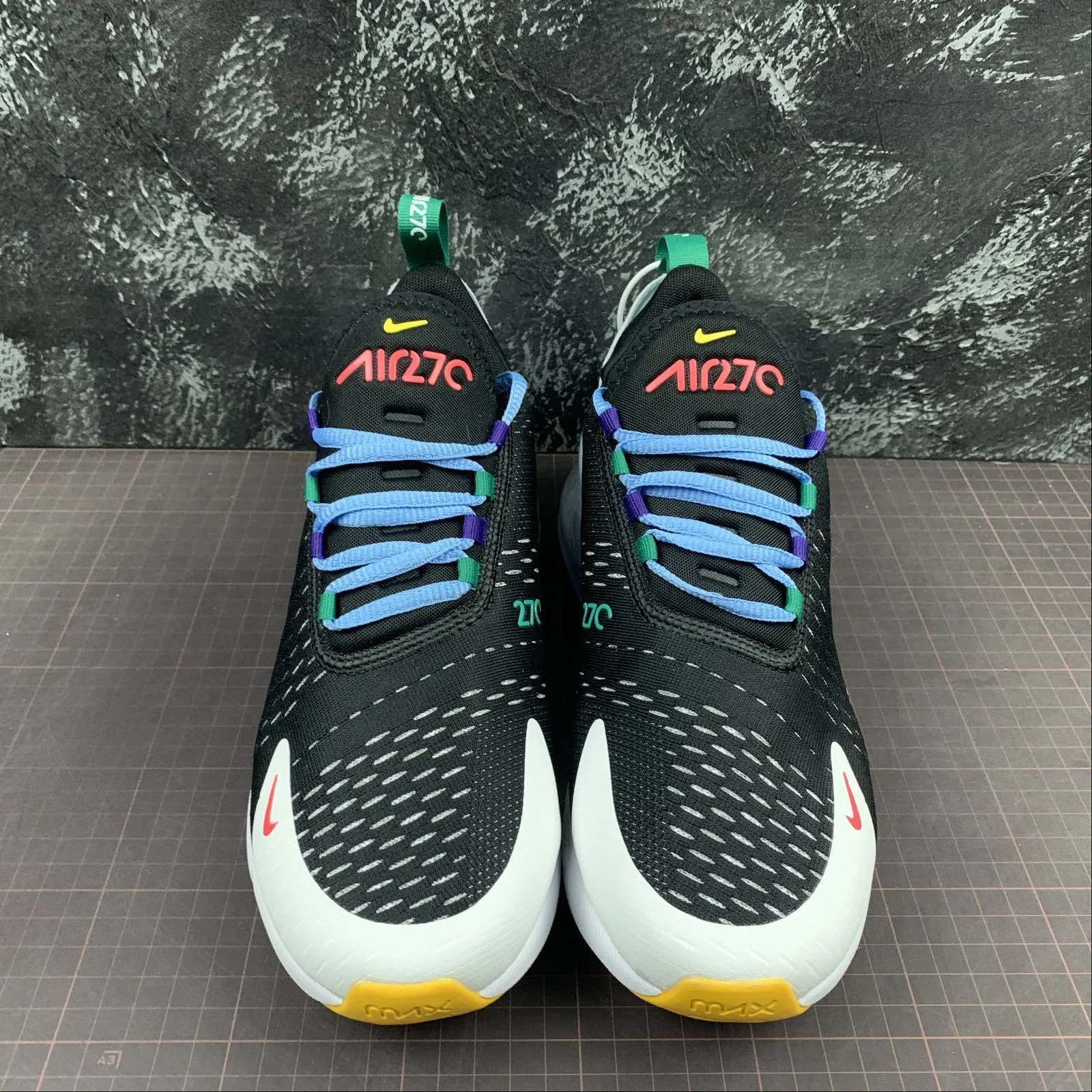 Air Max 270 BG GEL Black-Yellow CN7078-071 youth enthusiasm running in cold tracks shoes