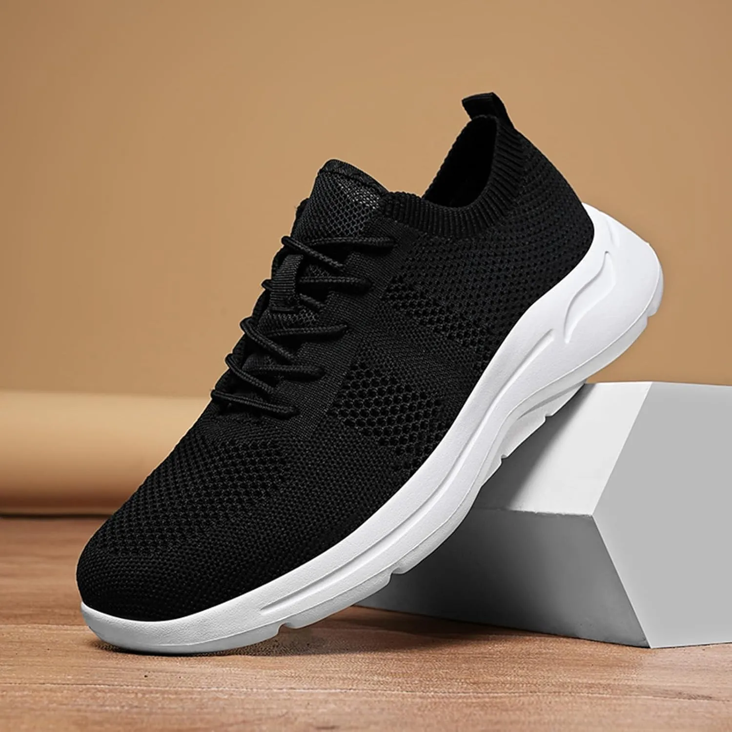 Lightweight Non Slip Sneakers for Men Slip On Lightweight Breathable Fashion Sneaker Lightweight Barefoot Shoes