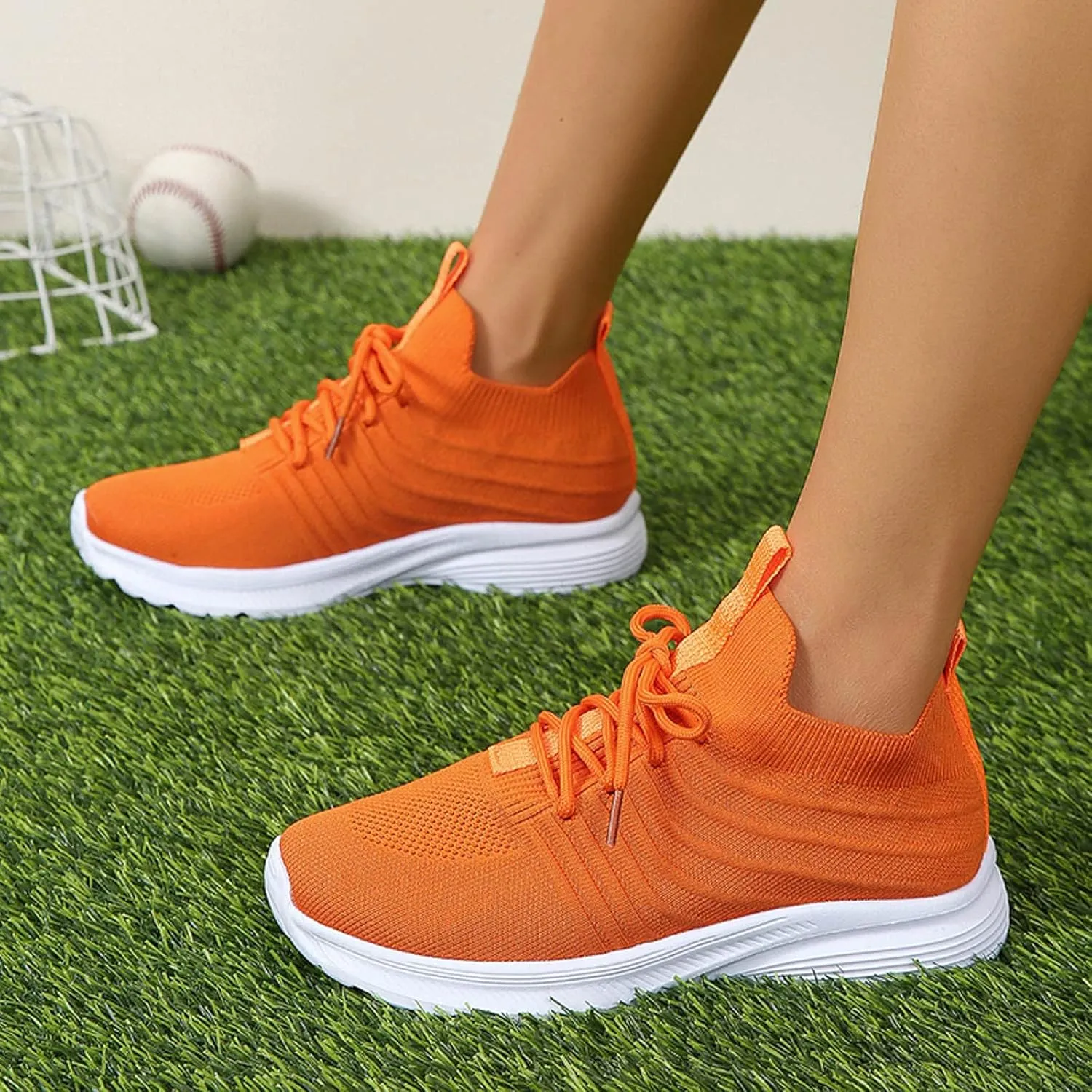Lightweight Nursing Shoes for Women Lightweight Casual Sneakers for Gym Travel Work Minimalist Zero Drop Shoe