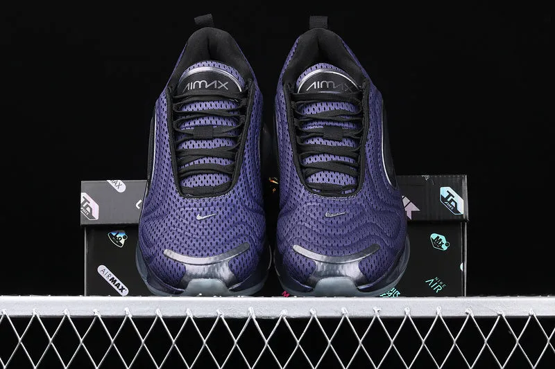 Air Max 720 Black Metallic Silver AO2924-001 odor - control lining shoes