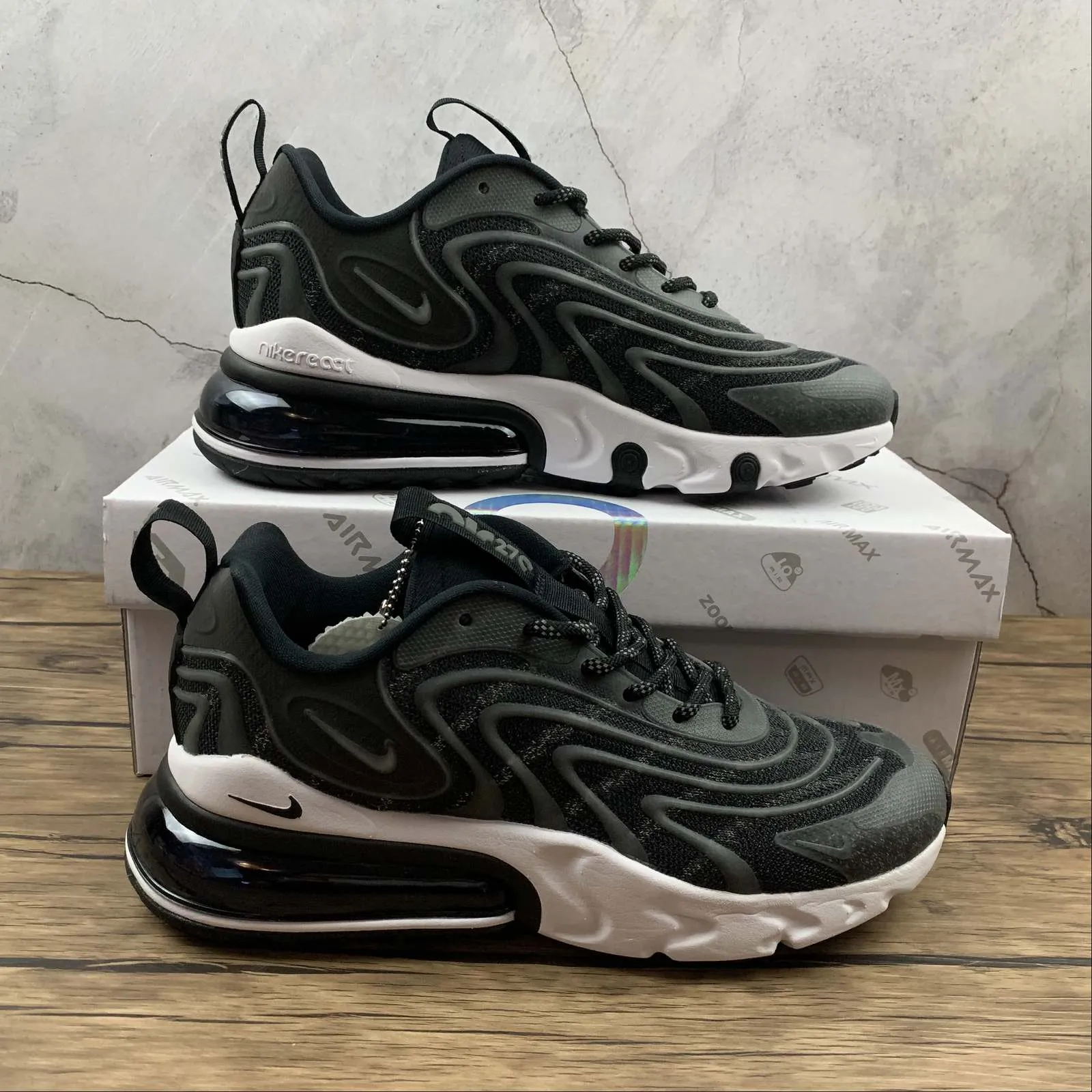 LightweightFabric Air Max 270V3 Black Tech Dark White Noctilucent 39-45 CD0118-300