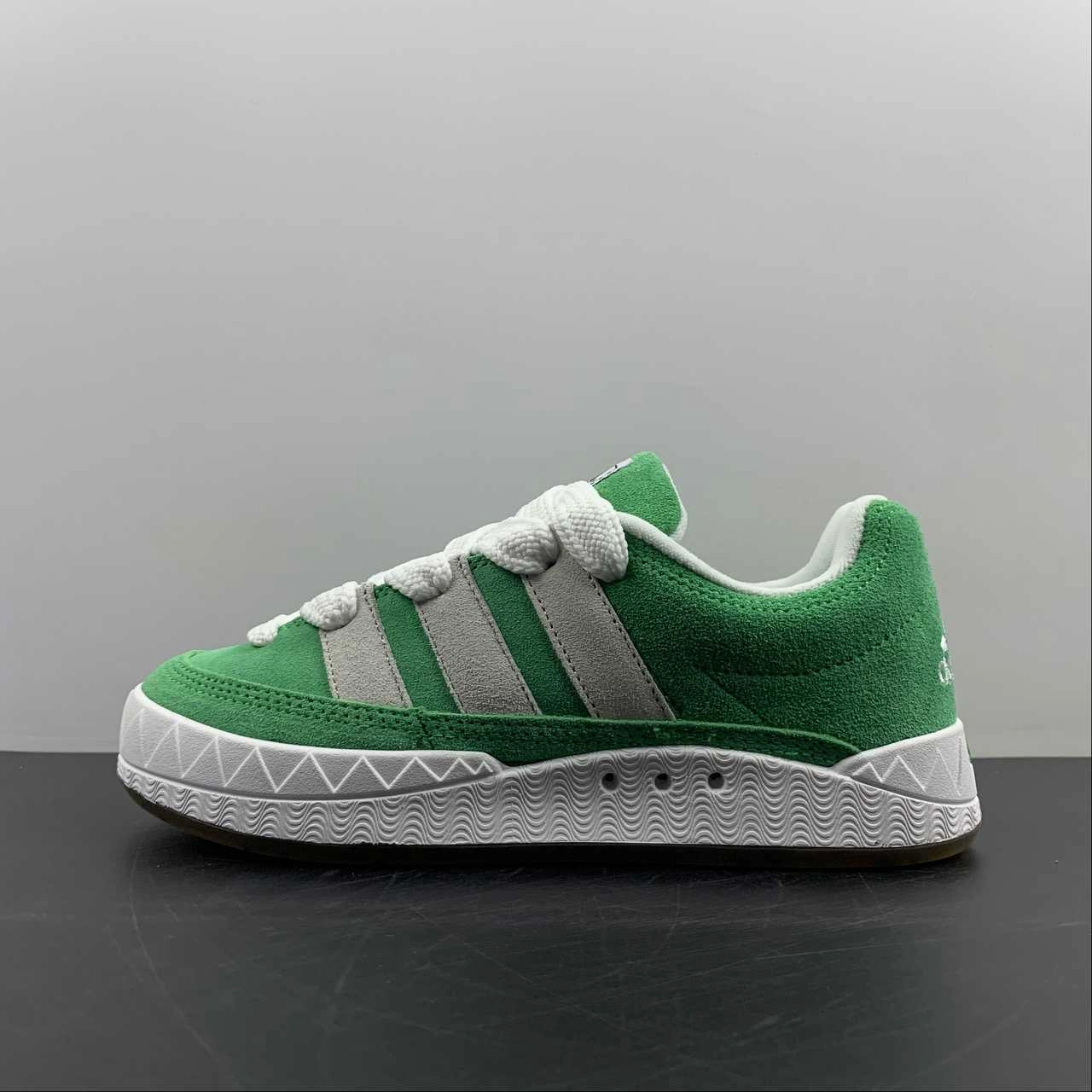 Adidas Adimatic ??Green?? Green Crystal White GZ6202 easy - on design sprint running shoes