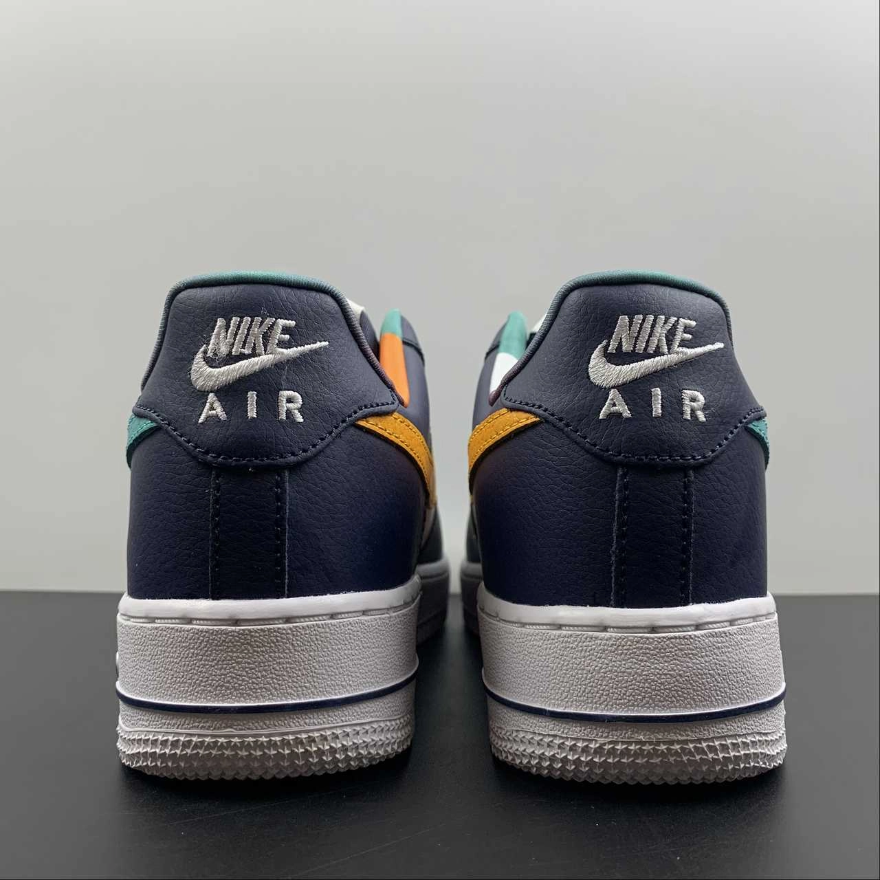 Air Force 1 07 LV8 EMB Thunder Blue White DM0109-400 Step Lightly