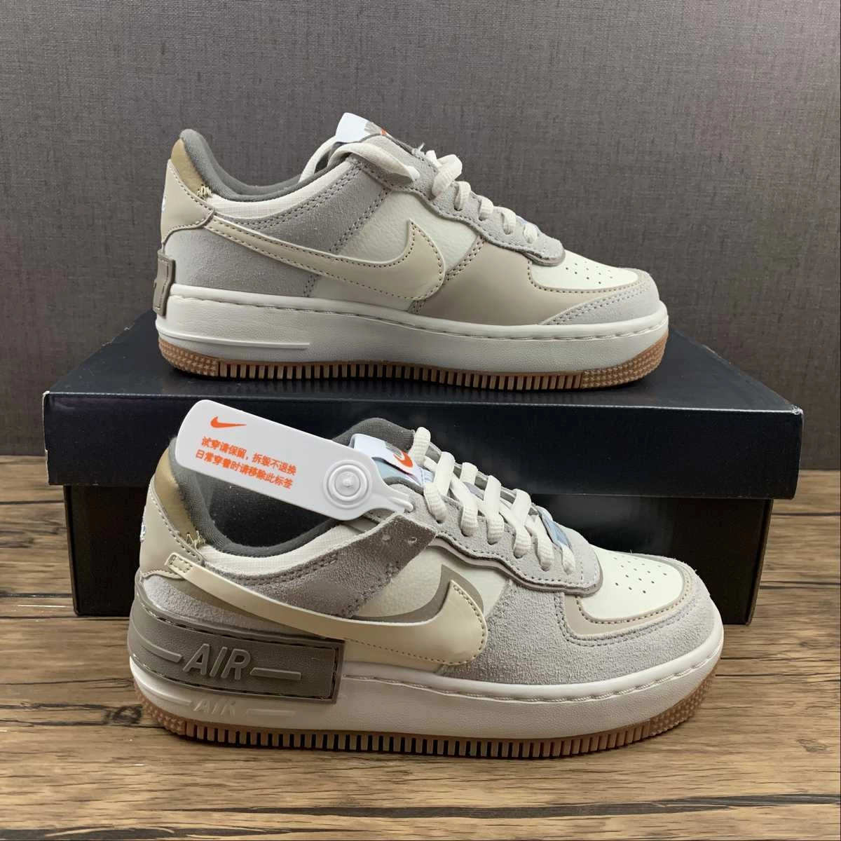 Air Force 1 Shadow Sail Pale Ivory White DO7449-111 Planet Step Easy   To   Clean