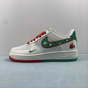 Snow Jog Undefeated x Air Force 1 07 Low Merry Christmas Red Green DH6239-839