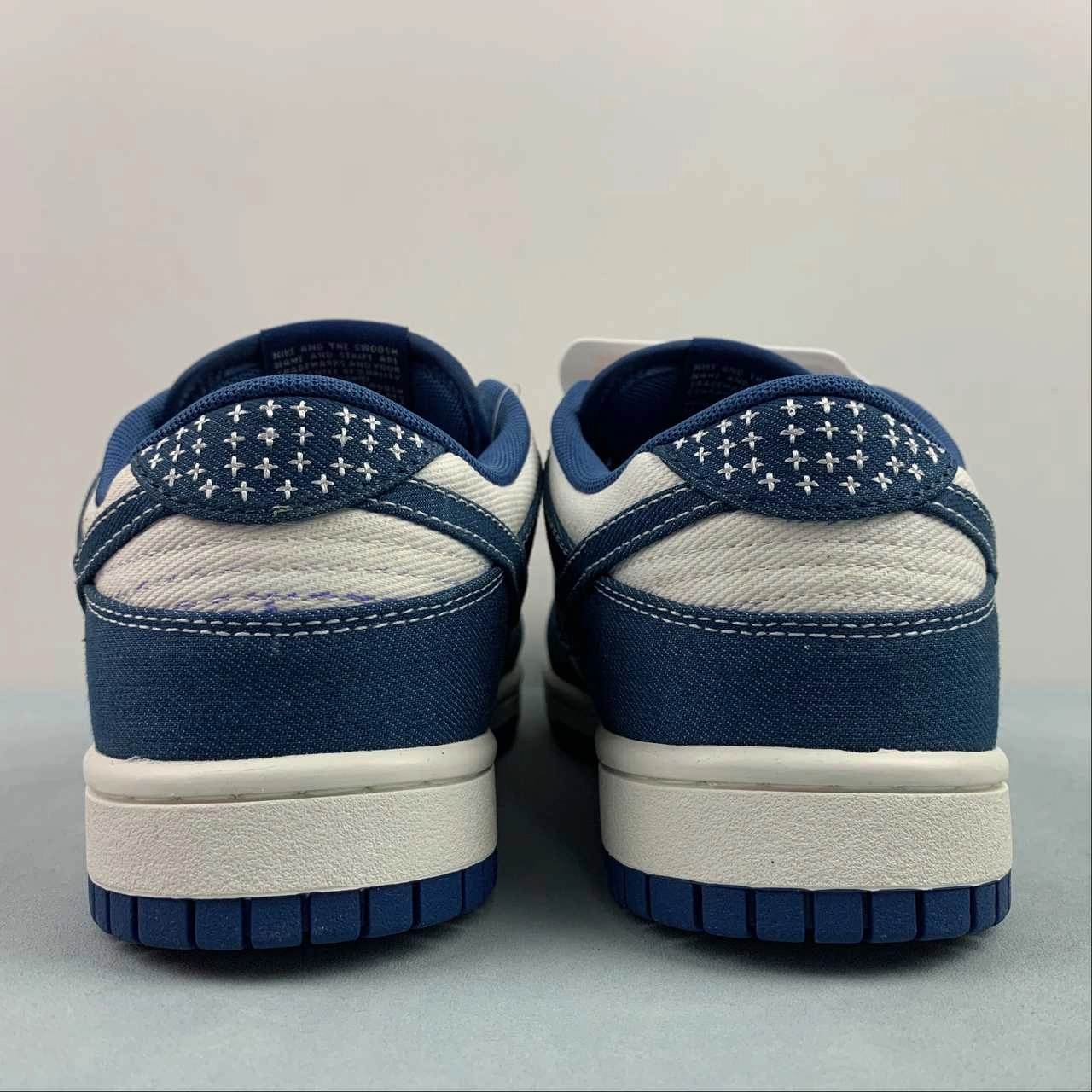 Balance Motion Eva Midsole SB Dunk Low Industrial Blue Sashiko Summit White DV0834-101