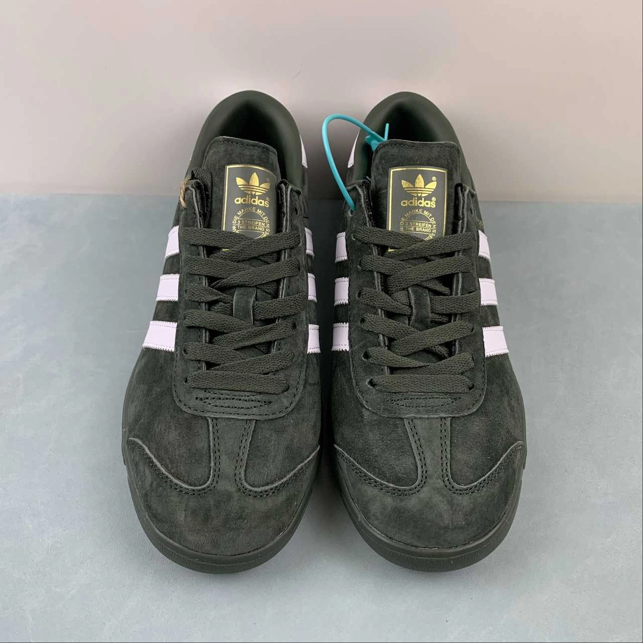 Adidas Hamburg Green Oxide Off White Shadow Green GW9641 Dr. Martens 1460 anti - roll shoes