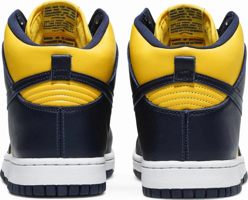 Nike Dunk High Michigan Stretchy sole Soft Balance