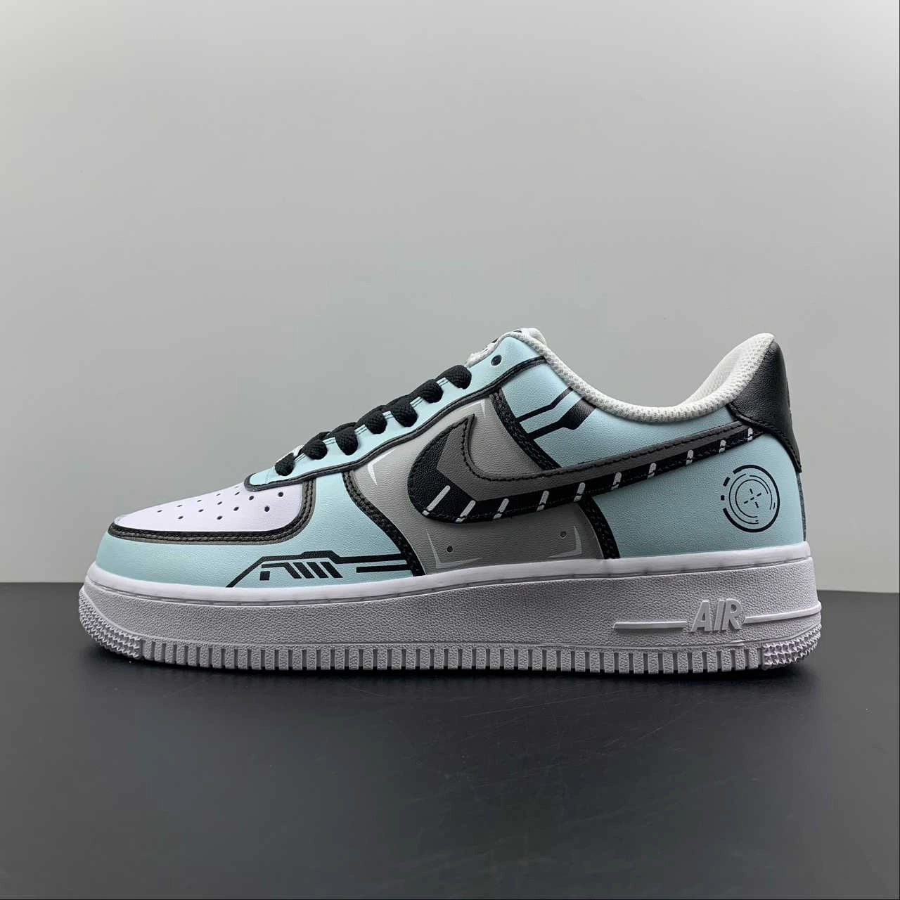 Air Force 1 07 Low Blue Black Gray NY7569-123 Daily Grace