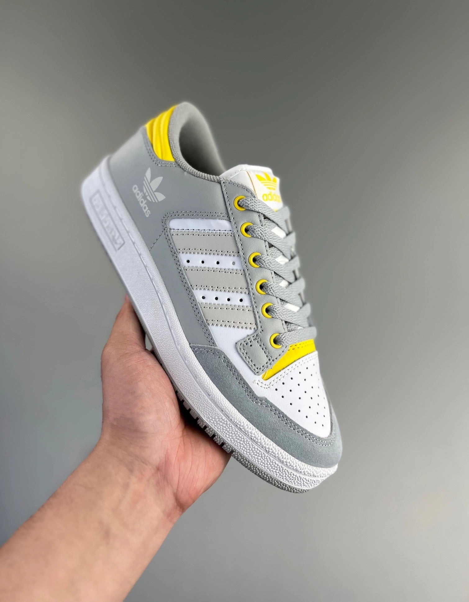 Adidas Centennial 85 Low ??Grey Yellow?? IE2370 well - cushioned