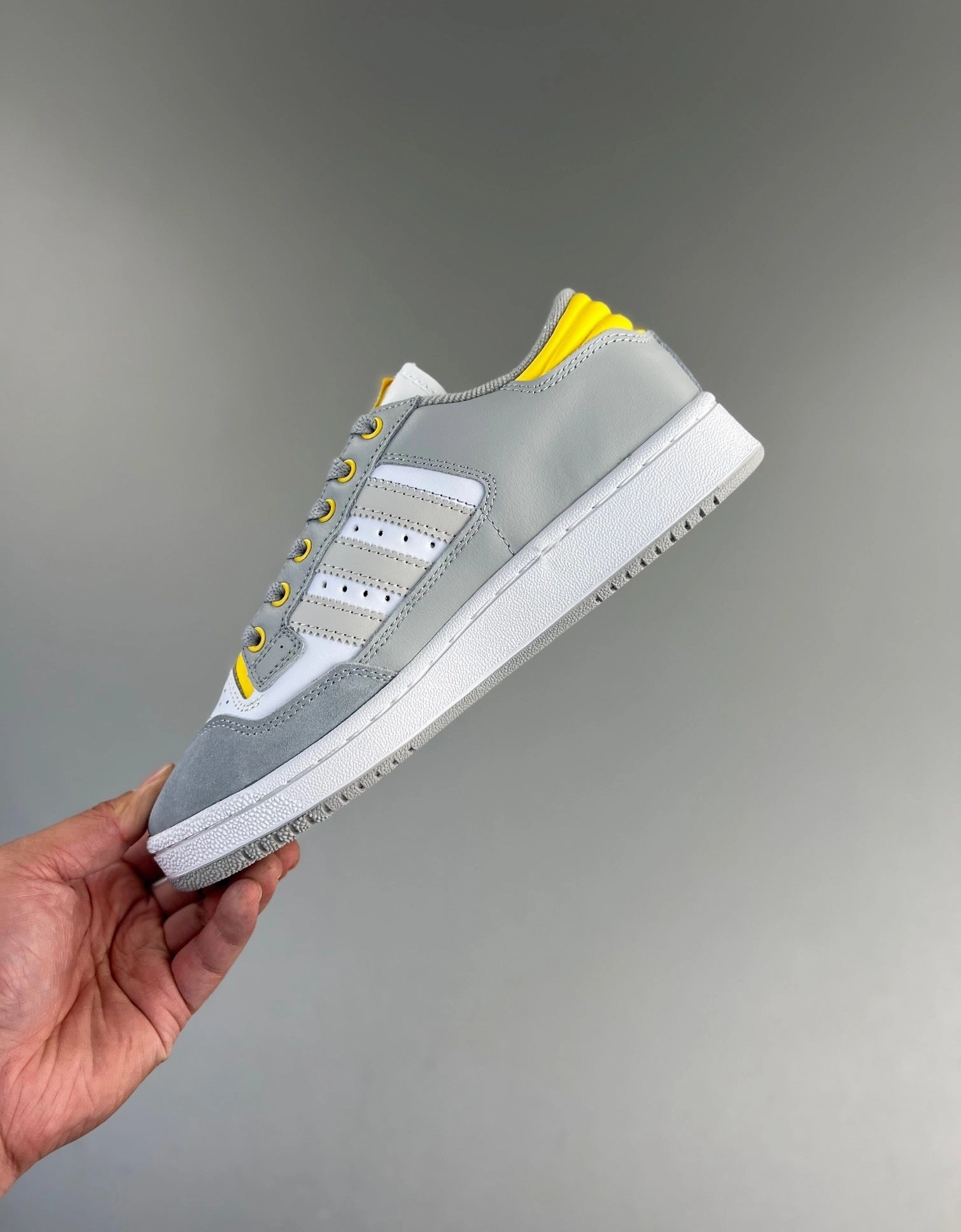 Adidas Centennial 85 Low ??Grey Yellow?? IE2370 exceptional - running