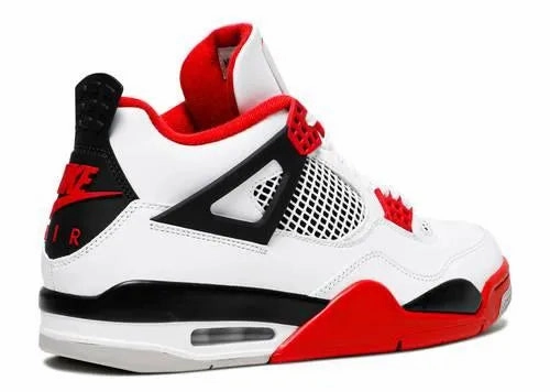 Ground Feel Air Jordan 4 Fire red