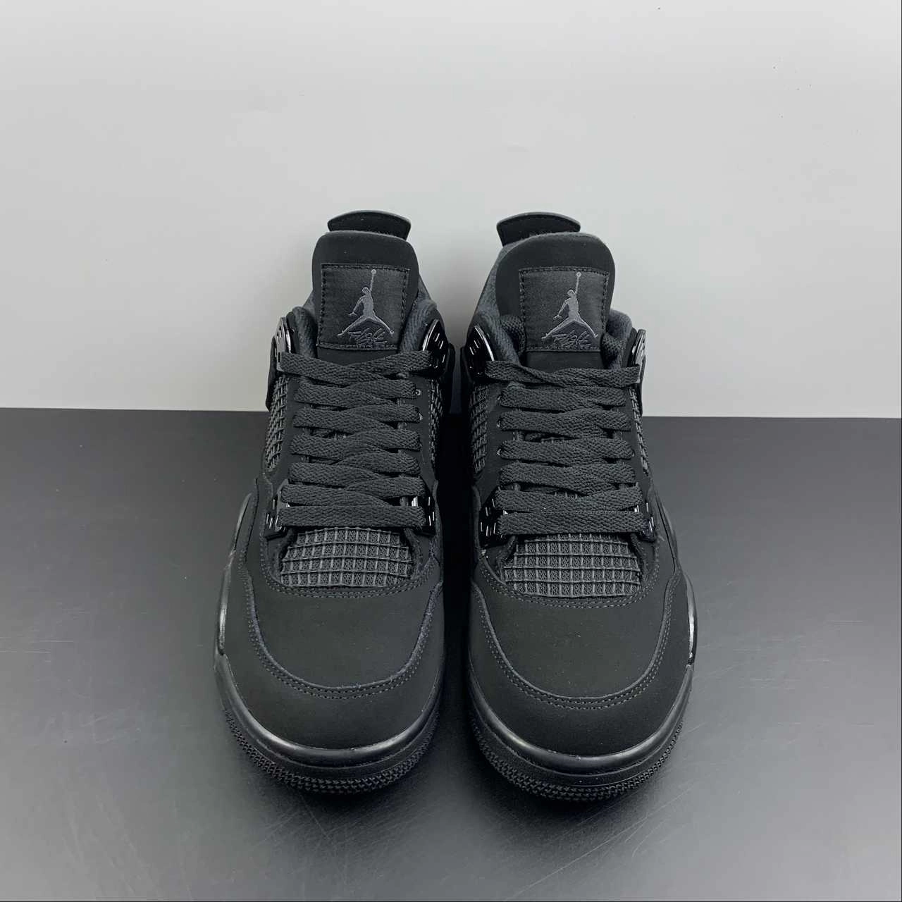 comfort feature Hyper Responsive Cushion Air Jordan 4 Retro Gs Black Cat 2020 Light Graphite Black 408452-010