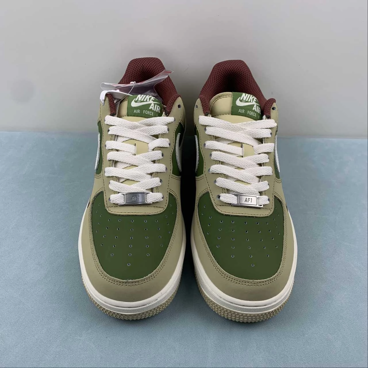 Throw Hike Air Force 1 07 Low The North Face Khaki Brown Green BS9055-727