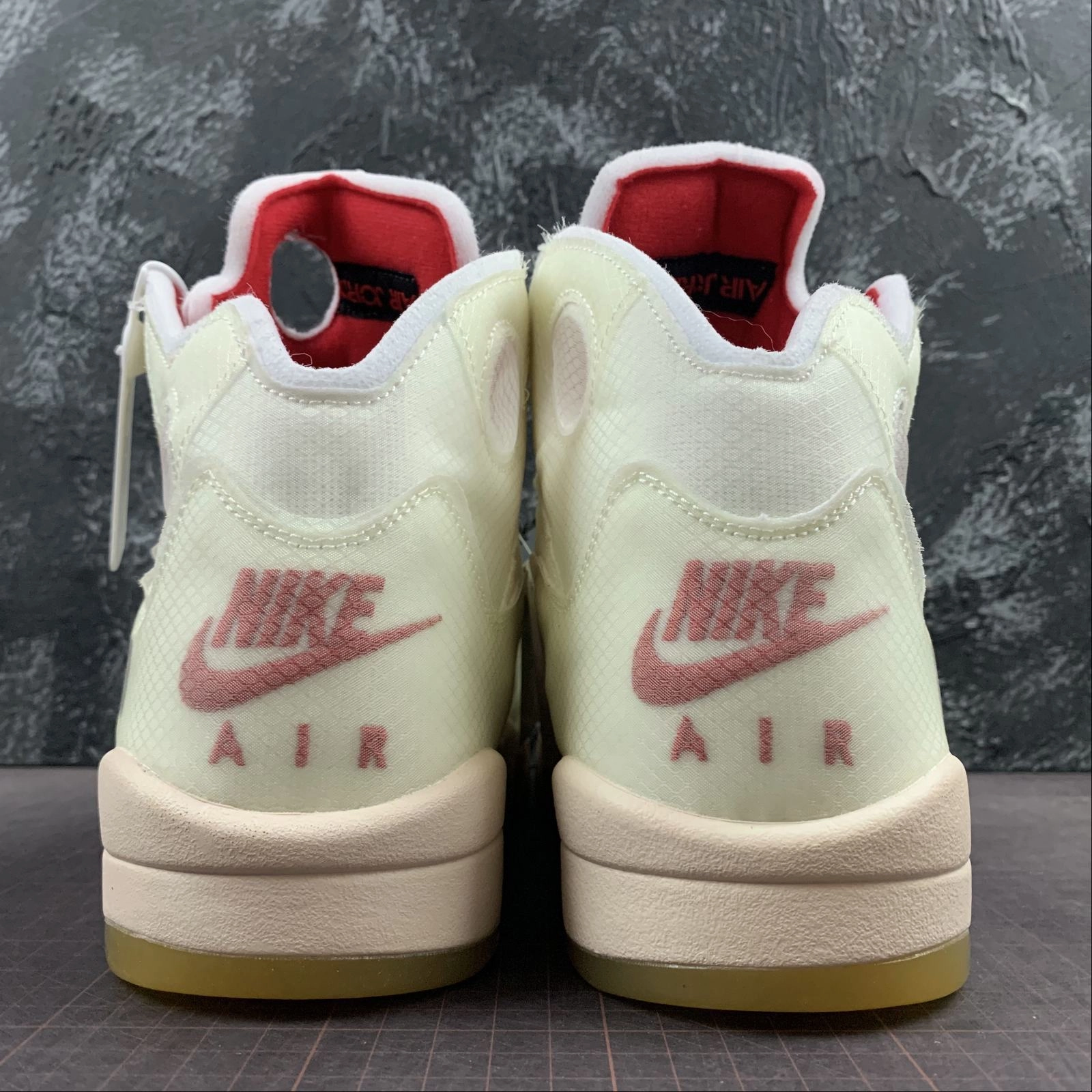 Air Jordan 5 Retro SP Yellow White-Muslin CT8480-002 Stability Control Frame