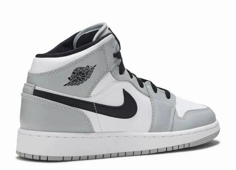 Air Jordan 1 Mid Smoke Grey (GS) Trail Support