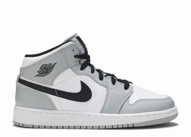 Air Jordan 1 Mid Smoke Grey (GS) Soft   touch