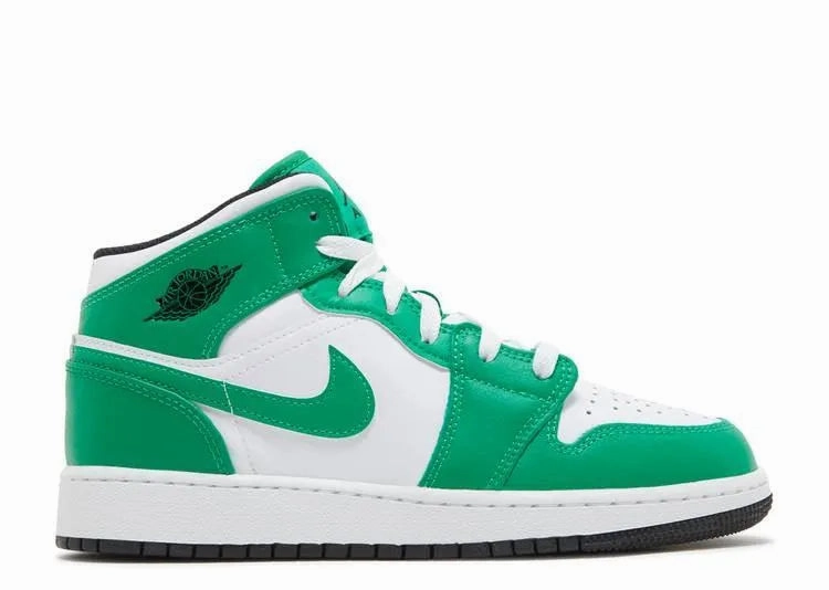Walk Support Wood Step Air Jordan 1 Mid Lucky Green (GS)
