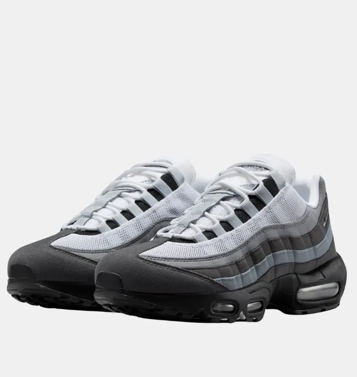 Nike Air Max 95 Jewel Swoosh Grey court players' shoes running with a GPS tracker