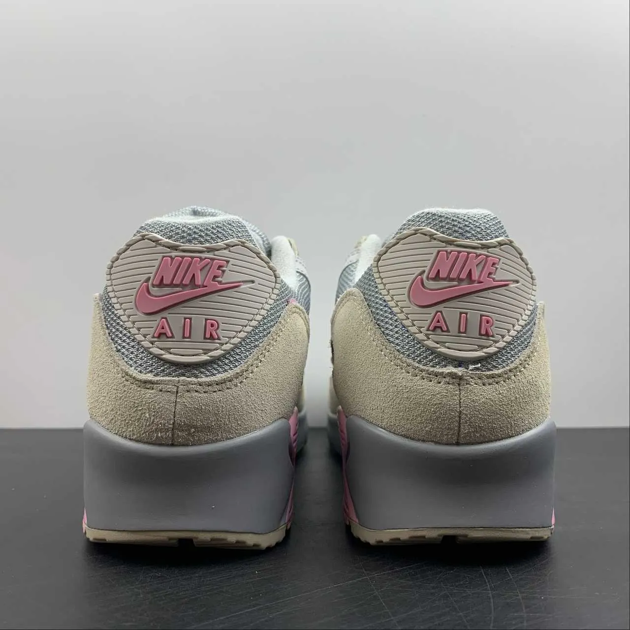 Air Max 90 Vast Grey Pink Wolf Grey CW7483-001 metal - surface shoes