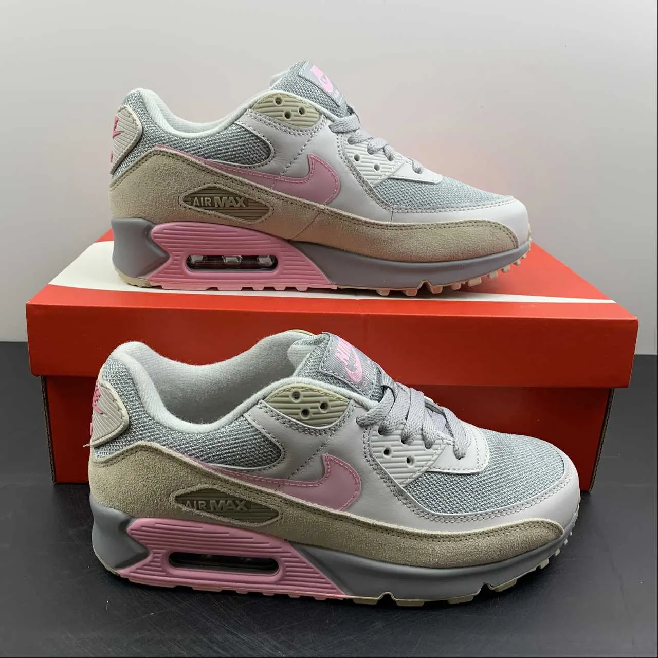 mental health benefits Air Max 90 Vast Grey Pink Wolf Grey CW7483-001