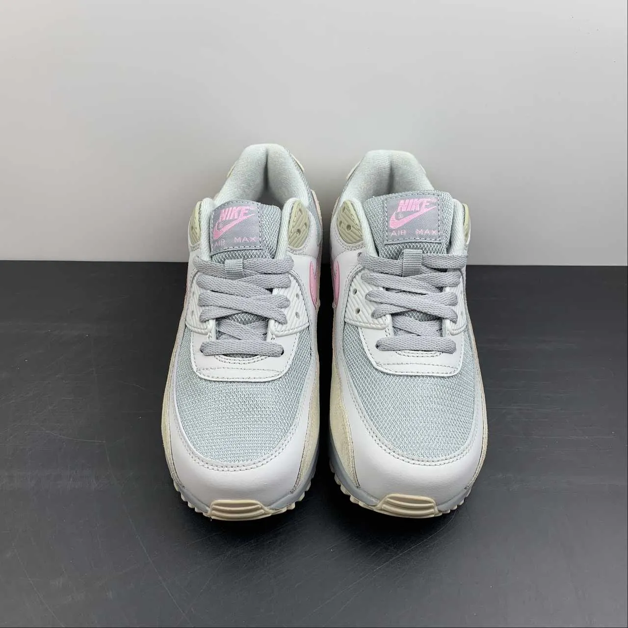 Air Max 90 Vast Grey Pink Wolf Grey CW7483-001 stretchable shoes