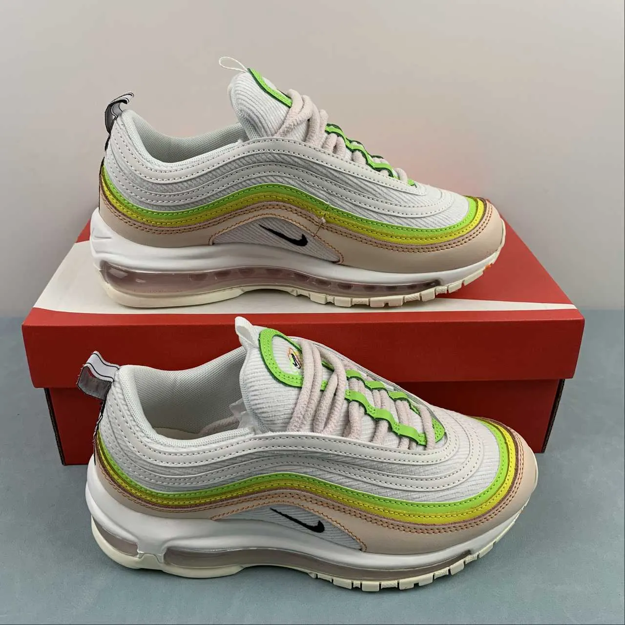 Superior Grip Air Max 97 Feel Love White Pearl Pink Action Green Black FD0870-100
