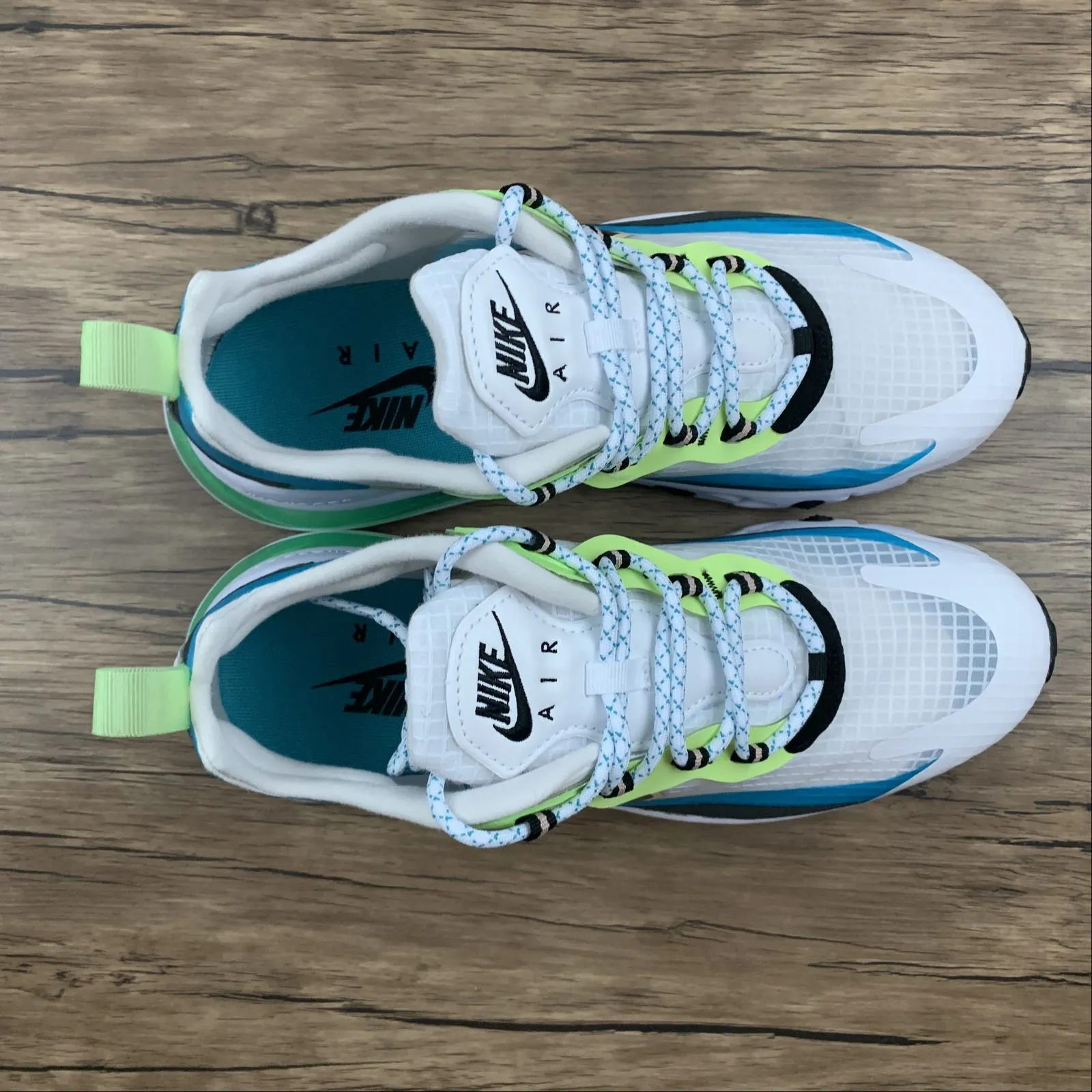 Air Max 270 React SE Oracle Aqua Black-Ghost Green CT1265-300 for long - distance