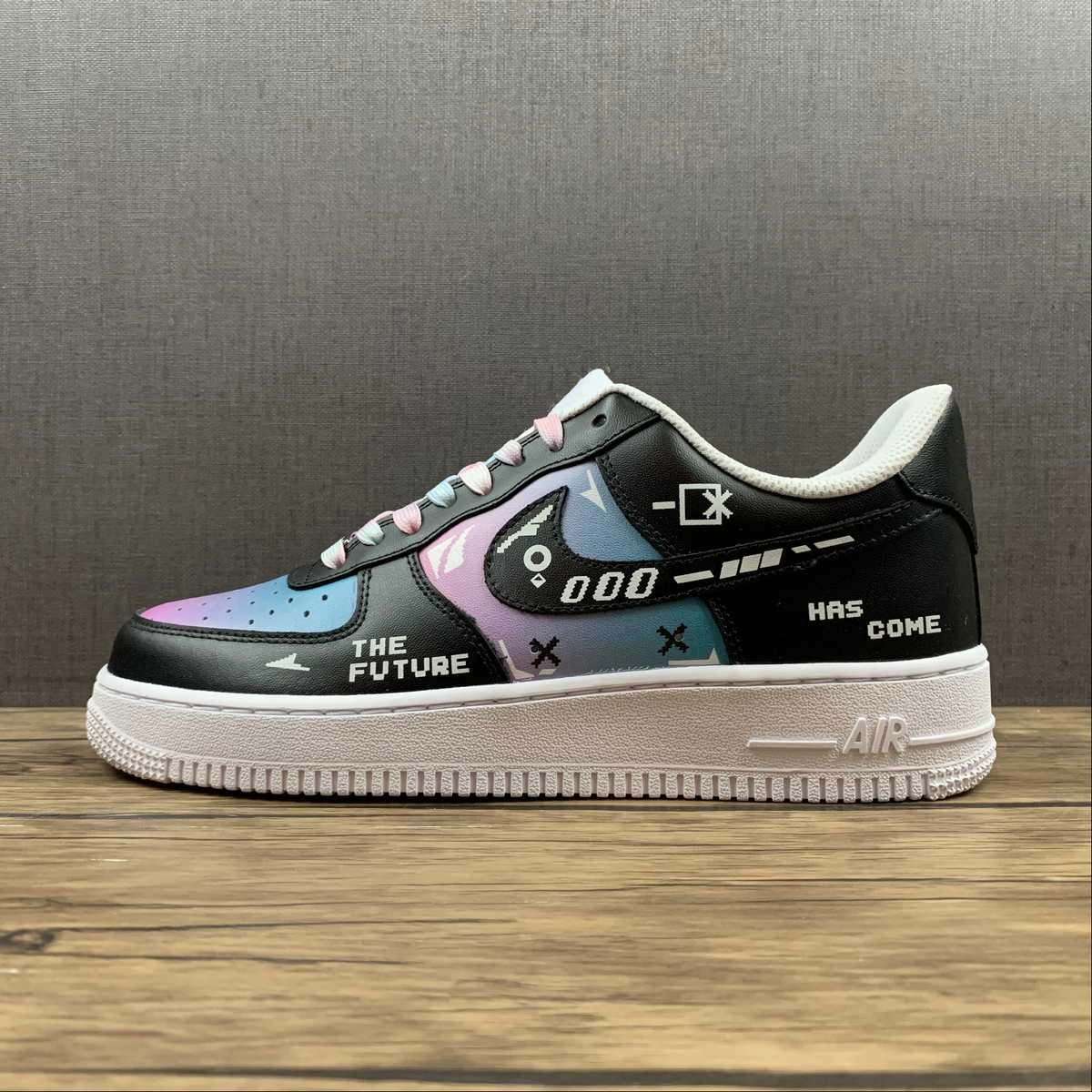 Air Force 1 07 Low Video Game Customised CW2288-111 Ventilated