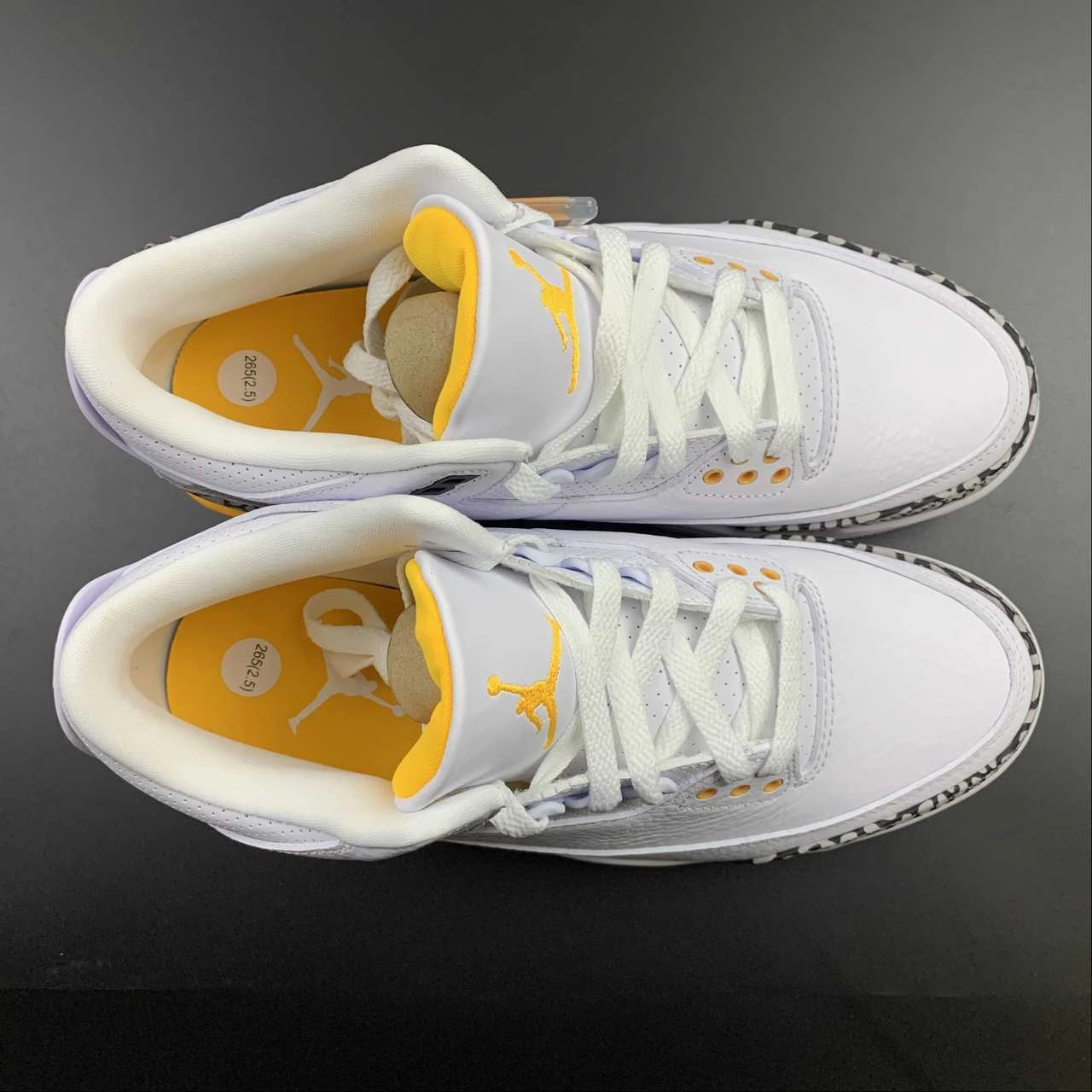 Light duty Dodge Step Air Jordan 3 Retro White Laser Orange Cement Grey Black CK9246-108