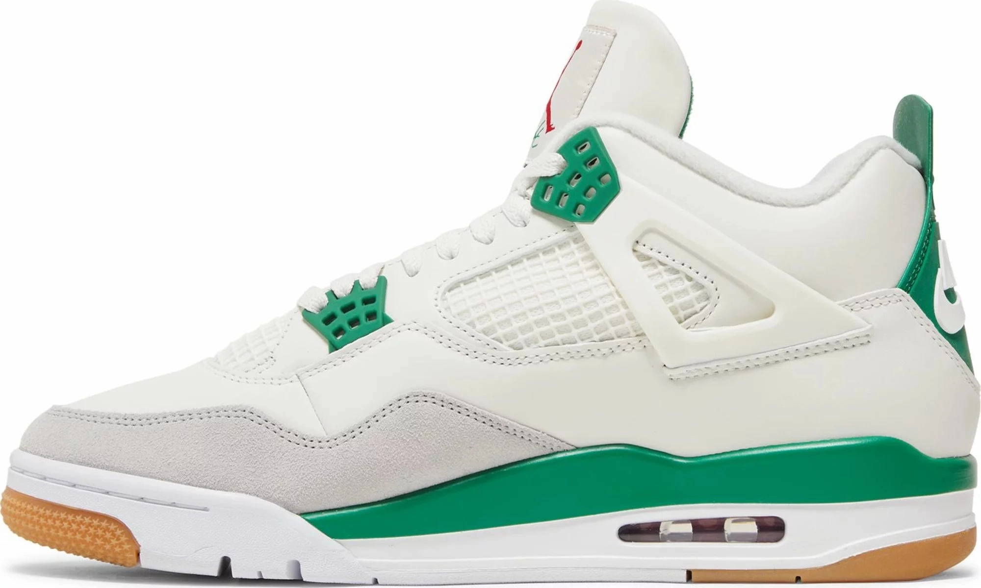 Neutral Pace Breathable frame Nike Jordan 4 SB Pine Green