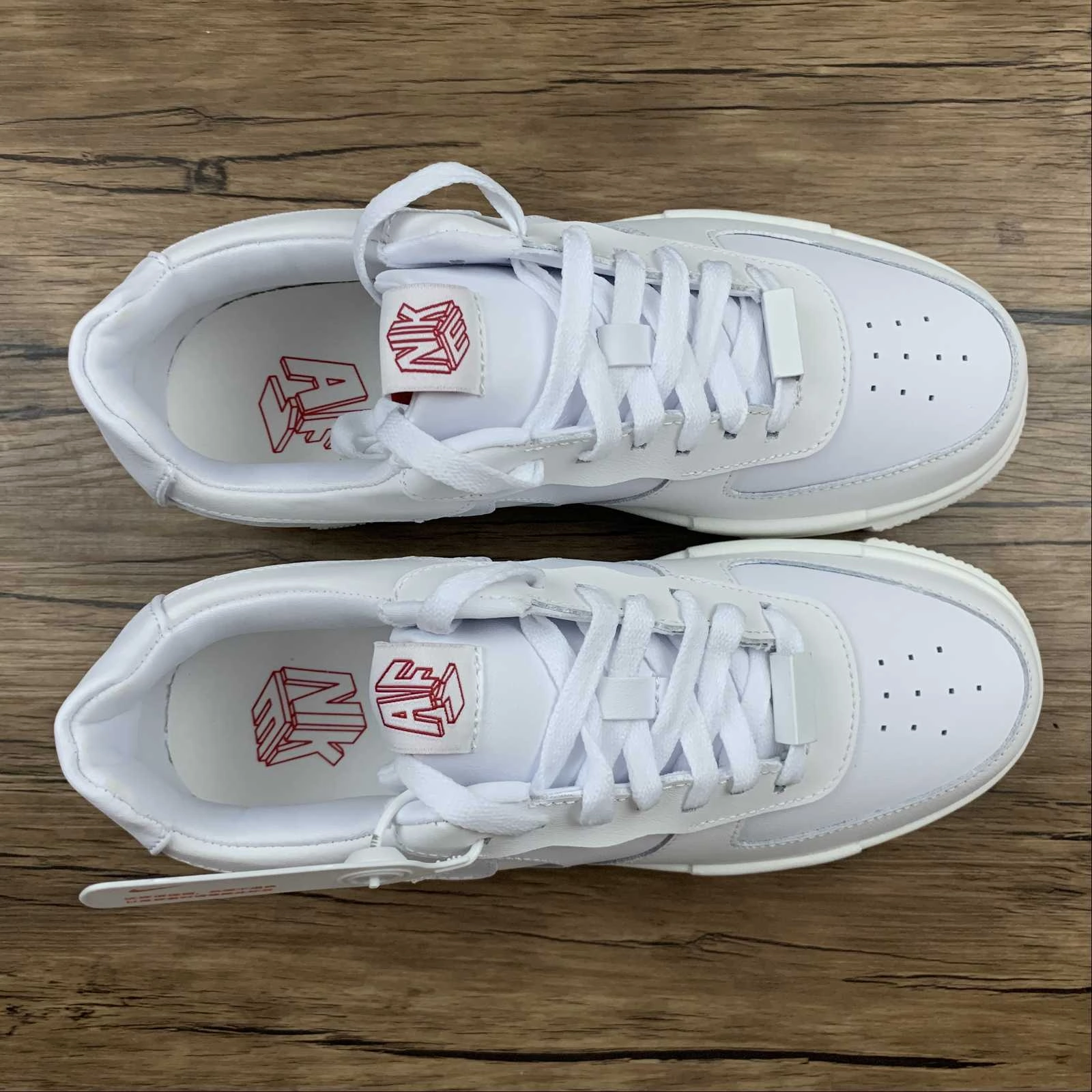 Leather Anti Fatigue Air Force 1 PIXEL Summit White CK6649-105