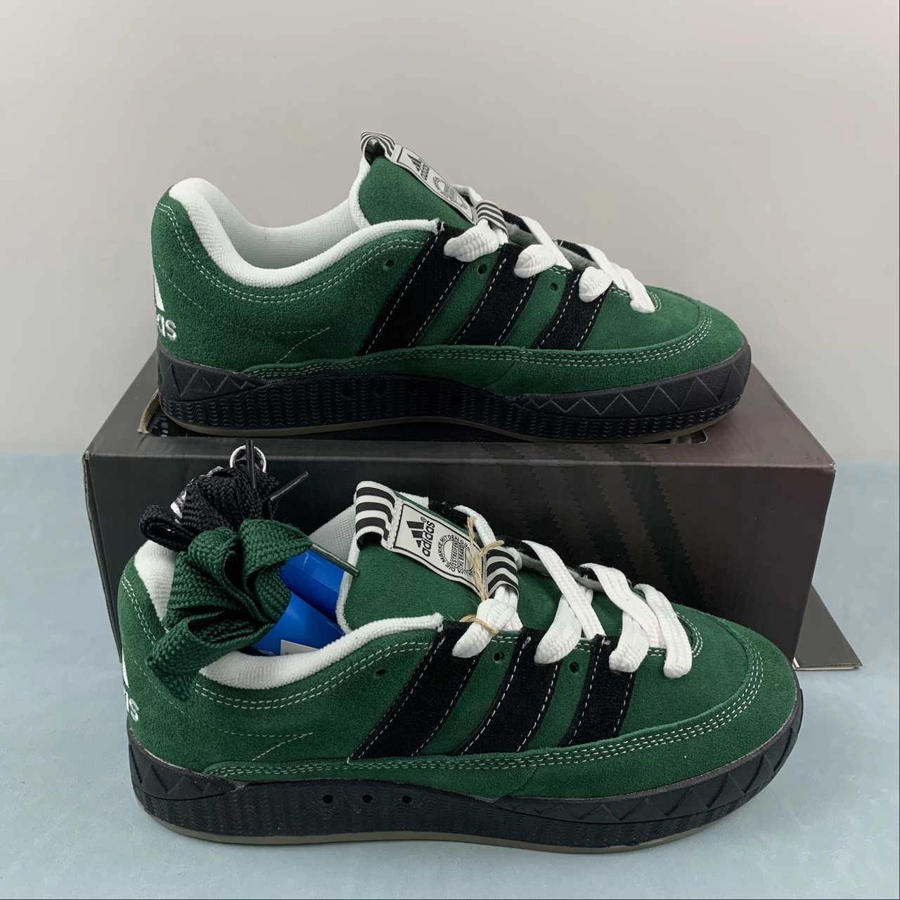 chunky - design shoes Adidas Adimatic YNuK Dark Green Core Black Off White IE2164