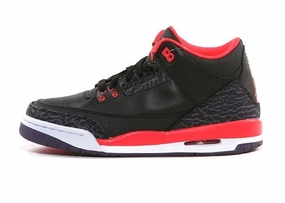Air Jordan 3 Retro Bright Crimson 136064-005 Spin Step