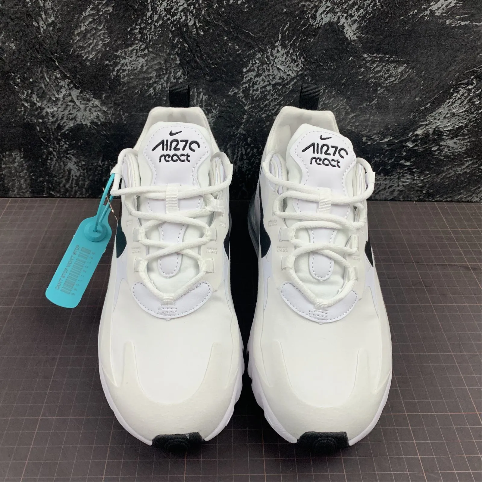 Air Max 270 React White Black CI3899-101 skiing shoes