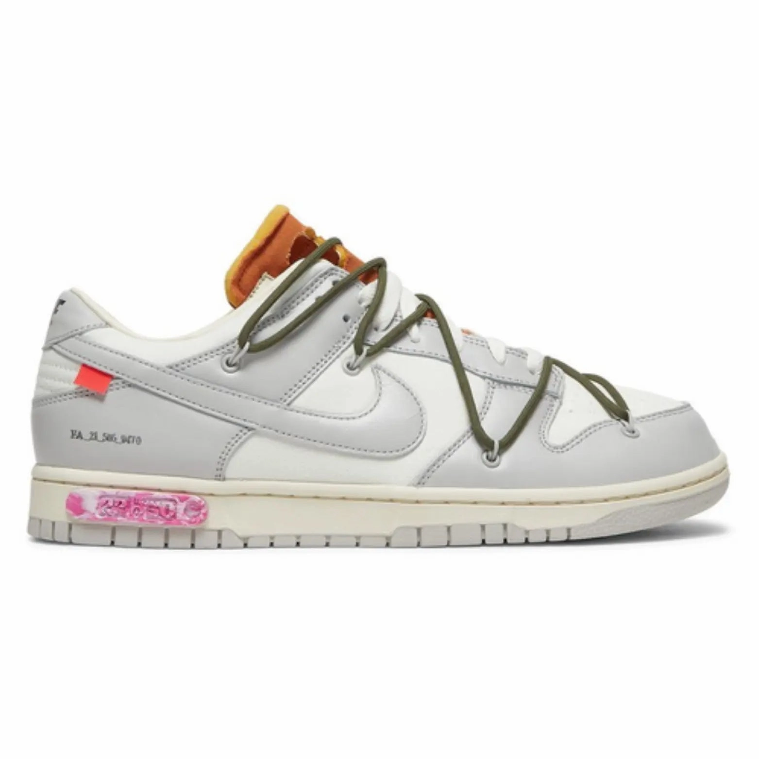 Trail Support Iconic silhouette Nike Dunk Low OFF-WHITE Lot 32 DM1602 124