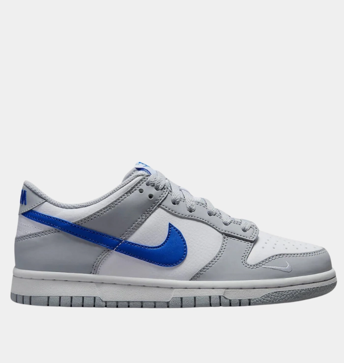 Flex Forged Sole Design Nike Dunk Low Wolf Grey Royal (GS)