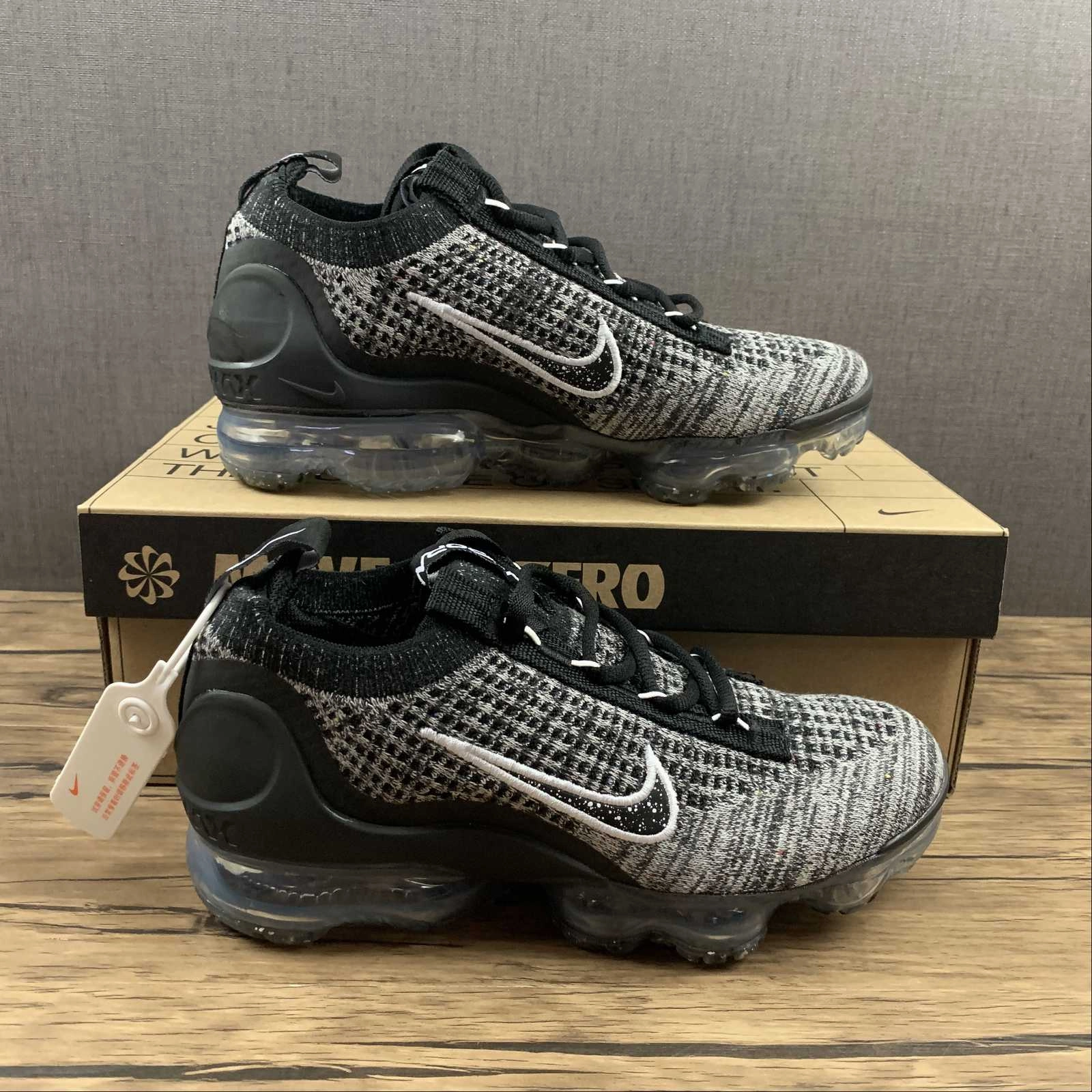 Flex Fit Lightweight EVA Foam Air VaporMax 2021 FK Grey Inserted Black DH4088 003