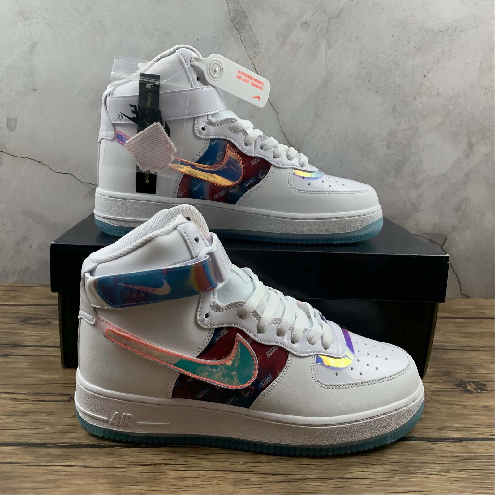 Air Force 1 HI LX White Multi-Color-White DC2111-191 Flex Technology