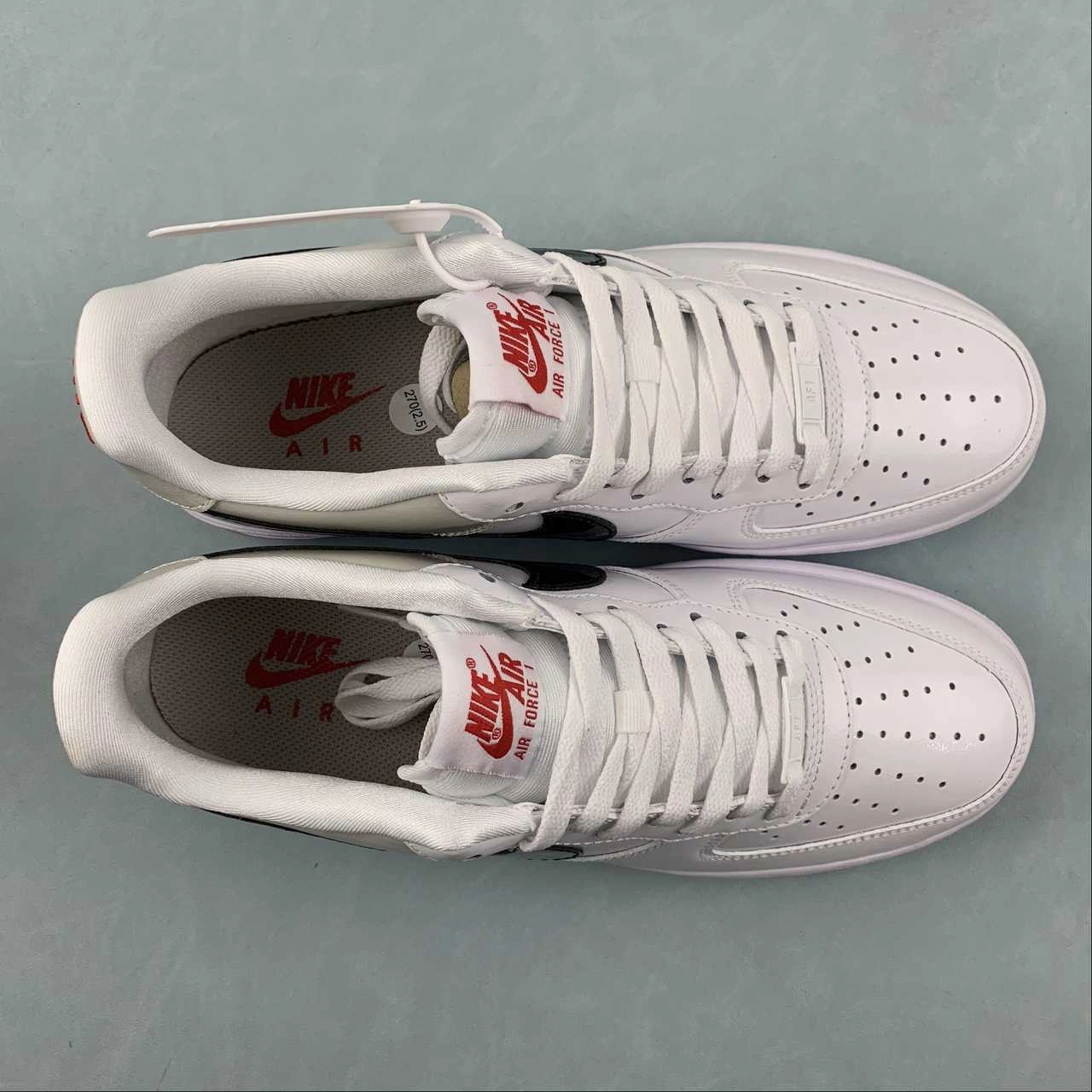 Air Force 1 Low Light Iron Ore Black White DQ7570-001 Wear   Resistant Touch Of Style