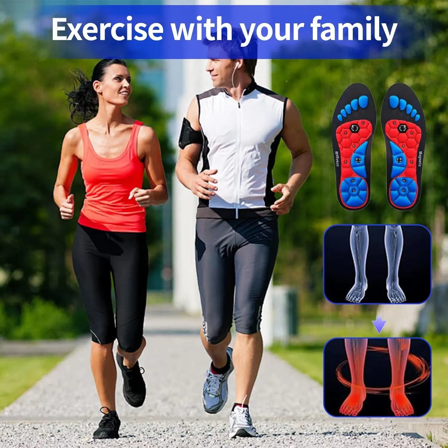 MagnaSole™ – Magnetic Therapy Insoles for Pain Relief, Energy Boost & Weight Support!