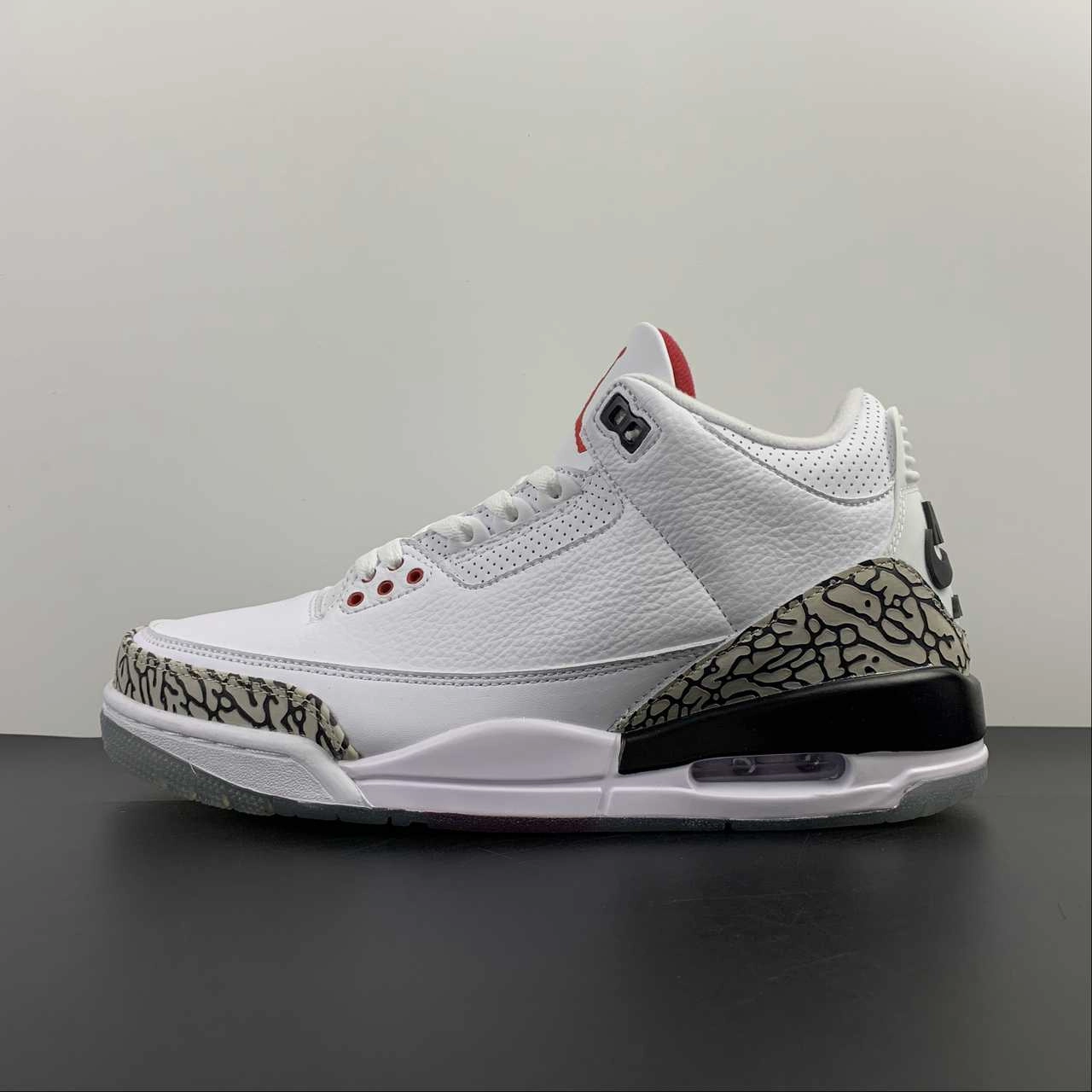 Light   weight   design waterproof Air Jordan 3 Retro NRG Free Throw Line 923096 101