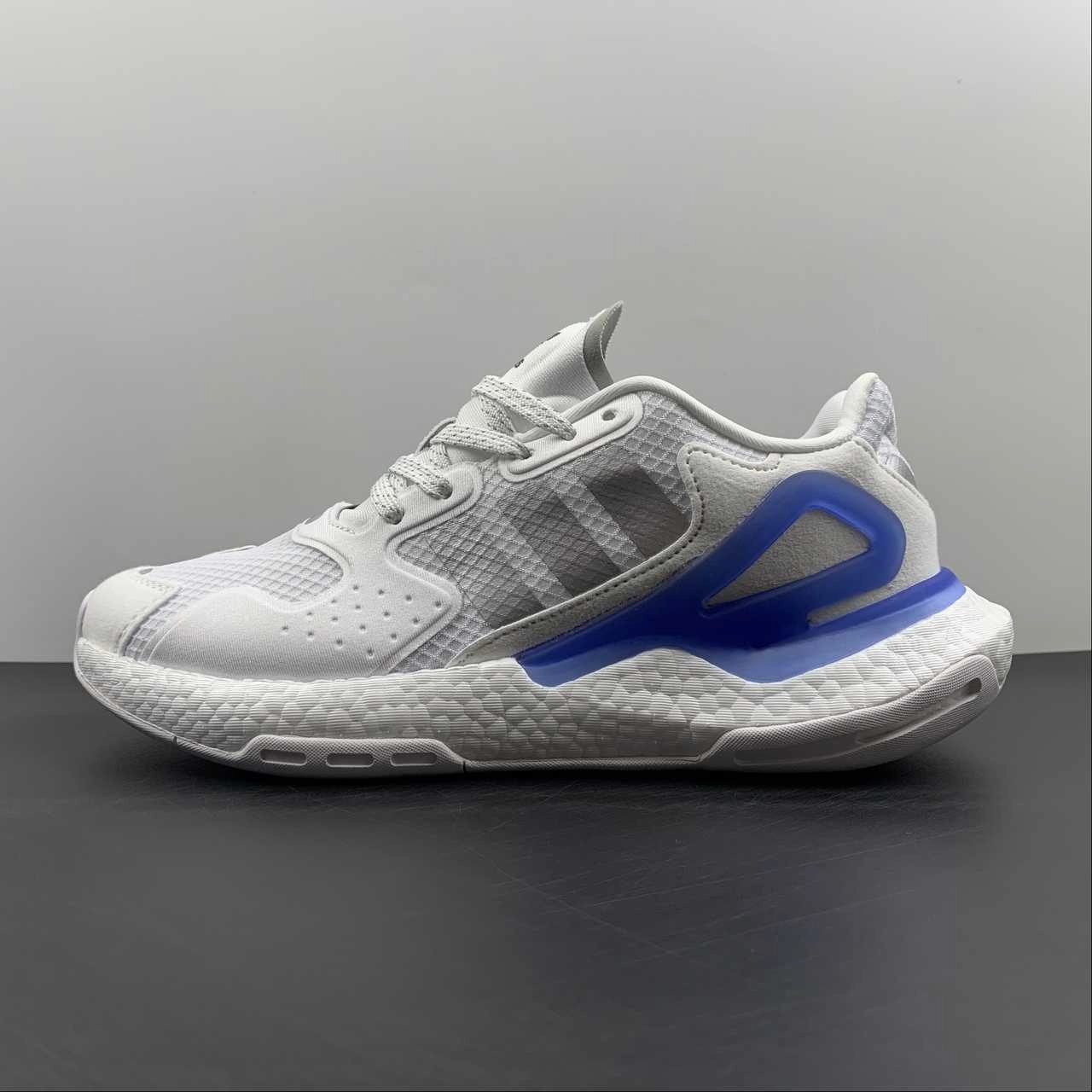 Adidas Day Jogger Boost White Silver Blue FX5998 composite - sole shoes