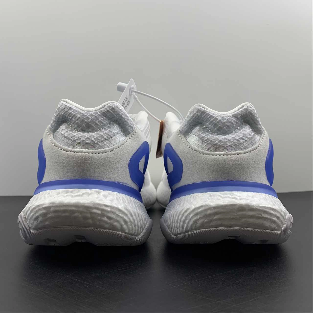 Adidas Day Jogger Boost White Silver Blue FX5998 Simple Designs style - specific shoes