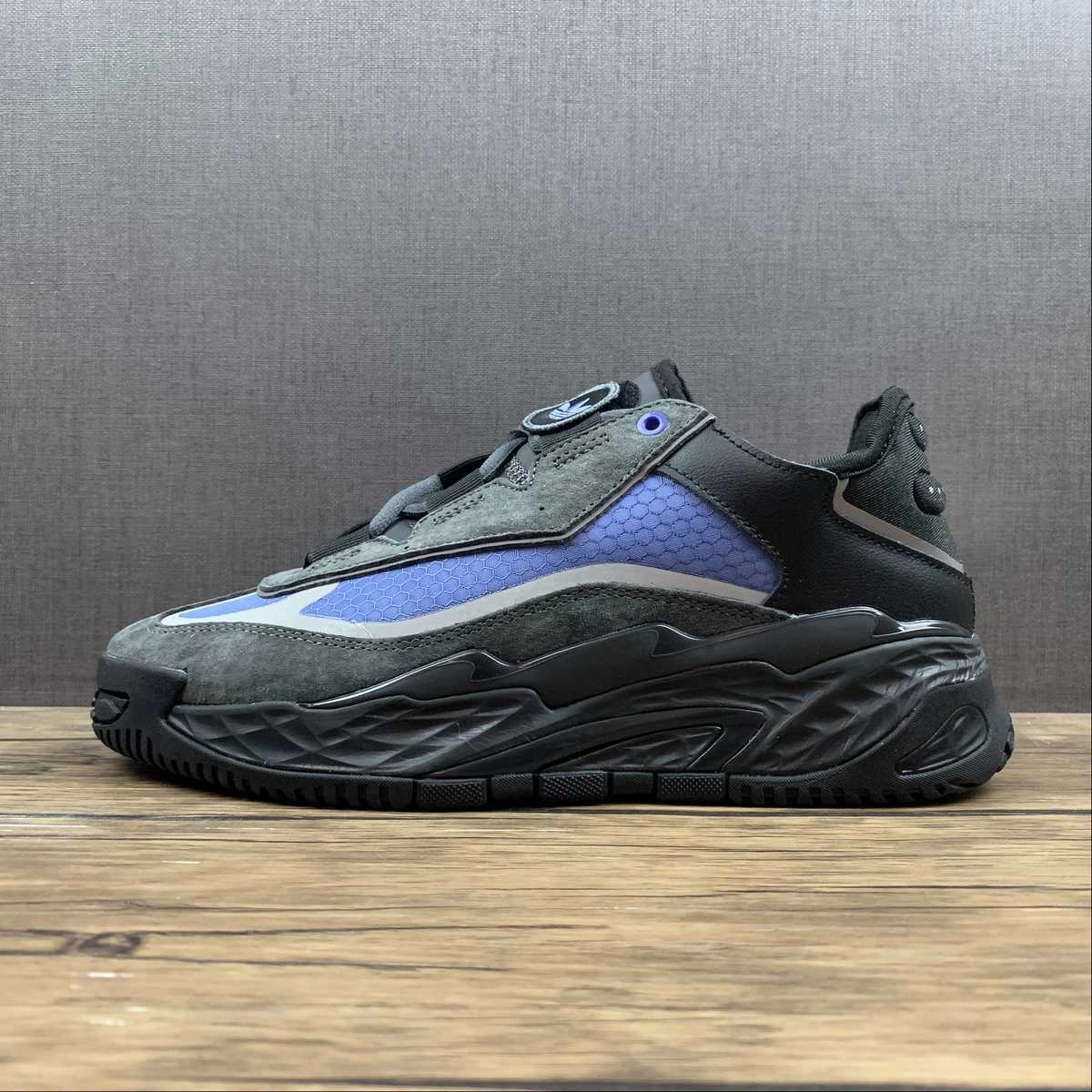 Adidas Niteball Carbon Orbit Violet Silver Metallic S24140 Foot Shape