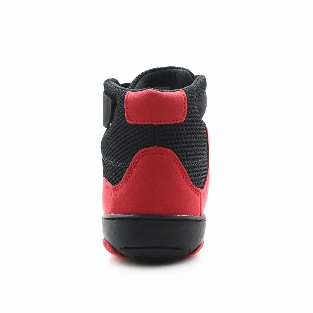 Maultby 1.0 Speed Men's Boxing Training Boot Black / Red Wrestling Shoes