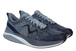 MBT HURACAN 3000 LACE UP Grey/Light blue - Men's Running and walking shoes