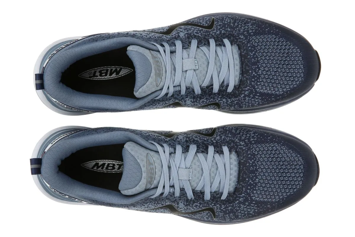 MBT HURACAN 3000 LACE UP Grey/Light blue - Men's Running and walking shoes