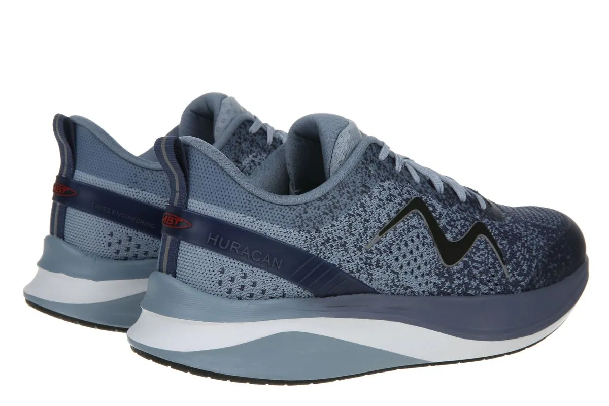 MBT HURACAN 3000 LACE UP Grey/Light blue - Men's Running and walking shoes